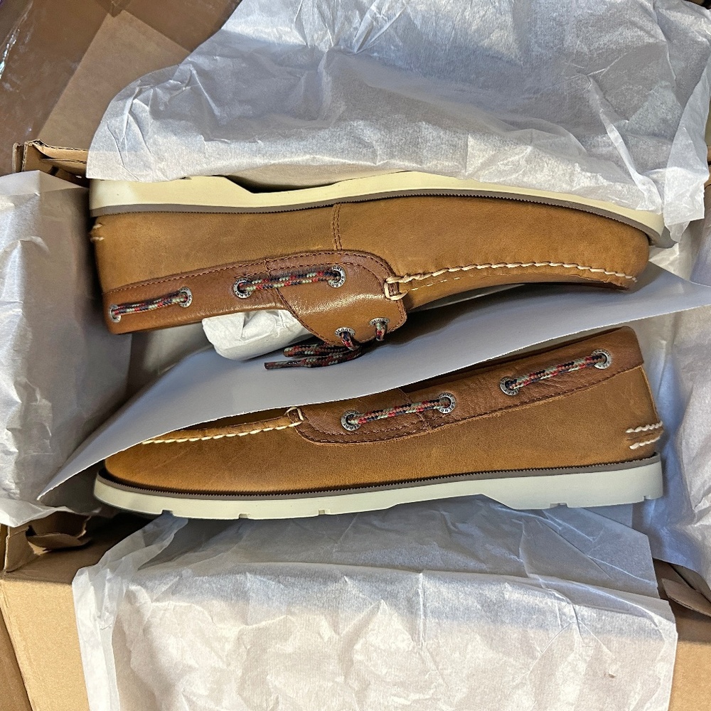 Sperry Mens Leeward 2-Eye Leather Boat Shoe - Picture 6 of 7